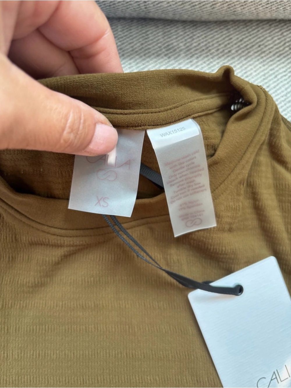 Calia XS Short Sleeve Crew Neck Shirt - Picture 2 of 3